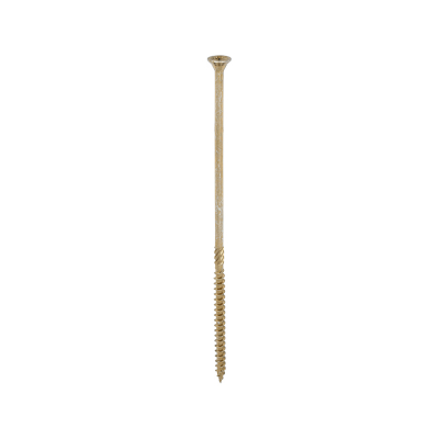 6.0x180 Pozi Countersunk Multi Purpose Screw Zinc & Yellow Plated Timco C2 Range Pack 100
