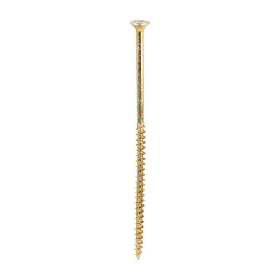 5x120 Pozi Countersunk Chipboard Screw Zinc & Yellow Plated Timco Solo Range Pack 100