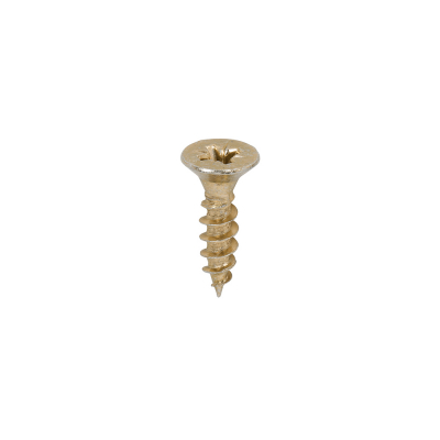 5.0x20 Pozi Countersunk Multi Purpose Screw Zinc & Yellow Plated Timco Classic Range Pack 200
