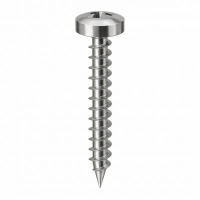 5x70 Pozi Pan Chipboard Screw A2 Pack 100
