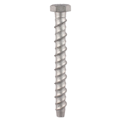 M8x75 Hex Masonry Bolt DIN 529 Silver Pack 4