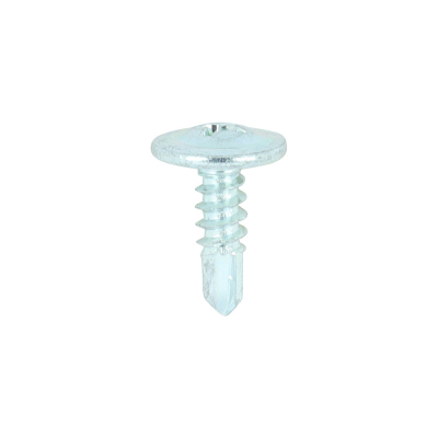 4.2x13.5 Phillips Wafer Head Self Drilling Screw Zinc Plated Pack 1000