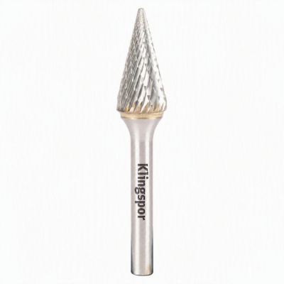 9.6x16x6 Cone Shaped Carbide Burr HF100M Double Serration Cut (Cut 6)