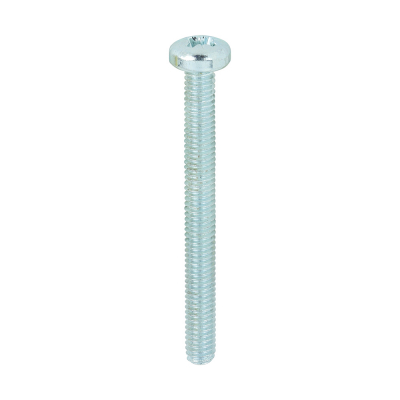 M4x40 Pozi Pan Screw DIN 7985 Zinc Plated Pack 100