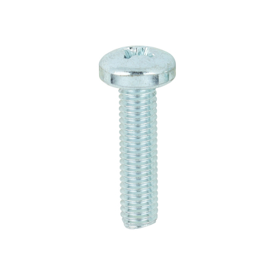 M5x20 Pozi Pan Screw DIN 7985 Zinc Plated Pack 100