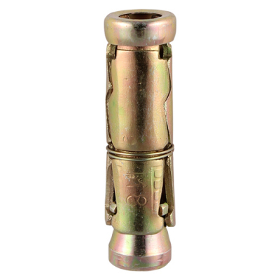 M12 Shield Only Anchor Zinc & Yellow Plated Pack 25