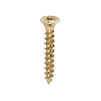 3.0x20 Pozi Countersunk Multi Purpose Screw Zinc & Yellow Plated Timco Velocity Range Pack 200