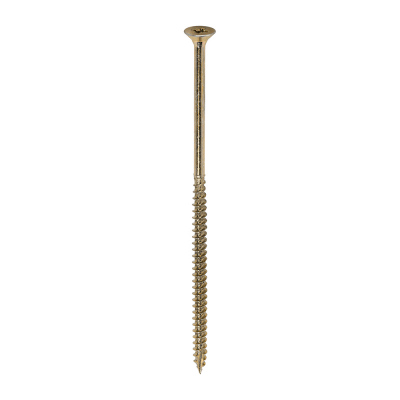 5.0x120 Pozi Countersunk Multi Purpose Screw Zinc & Yellow Plated Timco Classic Range Pack 100