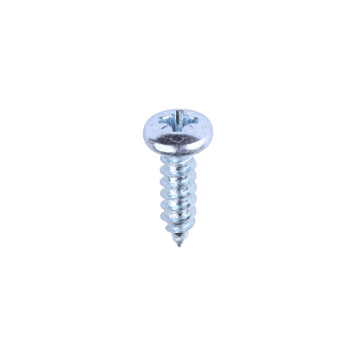 No4x3/8 Pozi Pan Ab Point Self Tapping Screw DIN 7981CZ Zinc Plated Pack 200