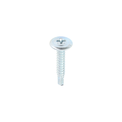 4.2x25 Phillips Wafer Head Self Drilling Screw Zinc Plated Pack 1000