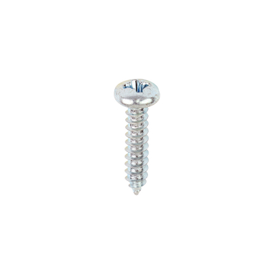 No8x3/4 Pozi Pan Ab Point Self Tapping Screw DIN 7981CZ Zinc Plated Pack 200