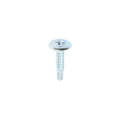 4.2x19 Phillips Wafer Head Self Drilling Screw Zinc Plated Pack 1000
