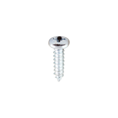 No6x1/2 Pozi Pan Ab Point Self Tapping Screw DIN 7981CZ Zinc Plated Pack 200
