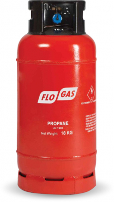 Flogas Propane 18Kg FLT Cylinder UN 1978 Class 2.1