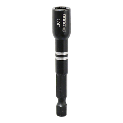 1/4 Hex Socket Impact Driver Bit Magnetic X6 Addax Ea