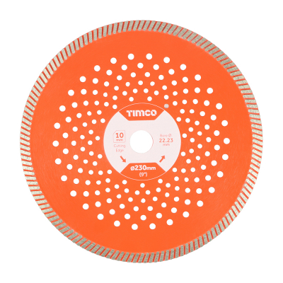 230x22.2 Premium Continuous Diamond Disc Cutter Blade