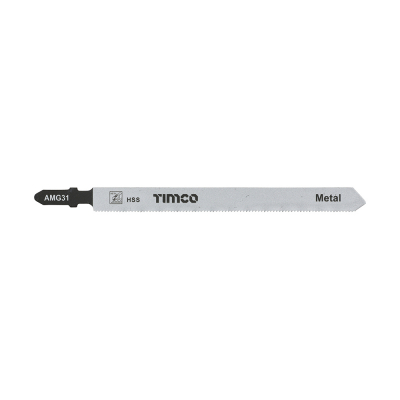 Jigsaw Blade Metal T318A Fine/Medium Straight Cut 1-3mm Pack 5