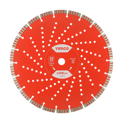 300x20.0 Trade Segmented Diamond Disc Cutter Blade