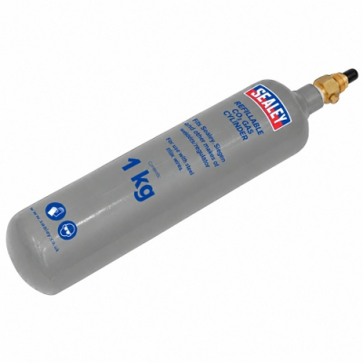Sealey Refillable CO2 Gas Cylinder 1Kg