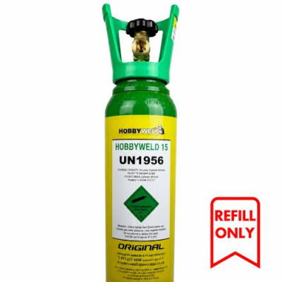 Hobbyweld 15 Original (Small) Cylinder UN 1956 Class 2.2 Refill