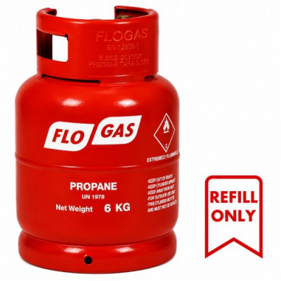 Flogas Propane 6Kg Cylinder Refill UN 1978 Class 2.1
