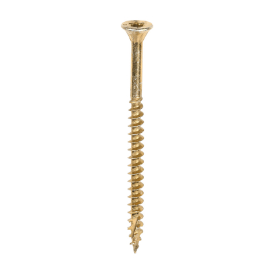 4.0x60 Torx Countersunk Multi Purpose Clamp Screw Zinc & Yellow Plated Timco C2 Range Pack 200