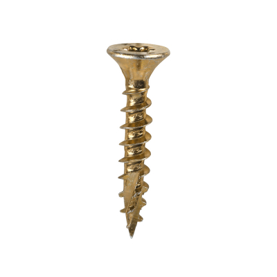 5.0x30 Torx Countersunk Multi Purpose Clamp Screw Zinc & Yellow Plated Timco C2 Range Pack 200