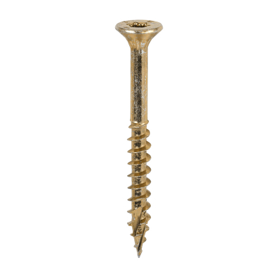 5.0x50 Torx Countersunk Multi Purpose Clamp Screw Zinc & Yellow Plated Timco C2 Range Pack 600