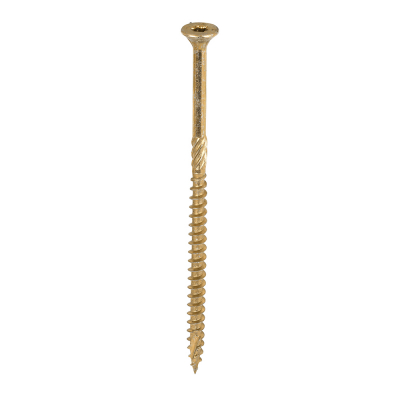 5.0x100 Torx Countersunk Multi Purpose Clamp Screw Zinc & Yellow Plated Timco C2 Range Pack 300