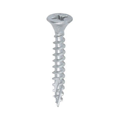 4.0x30 Pozi Countersunk External Multi Purpose Silver Screw Timco C2 Range Pack 200