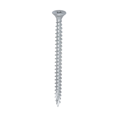5.0x70 Pozi Countersunk External Multi Purpose Silver Screw Timco C2 Range Pack 200