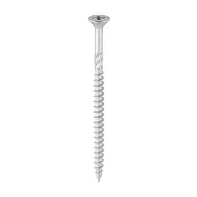 6.0x100 Pozi Countersunk External Multi Purpose Silver Screw Timco C2 Range Pack 100