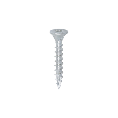 6.0x40 Pozi Countersunk External Multi Purpose Silver Screw Timco C2 Range Pack 150