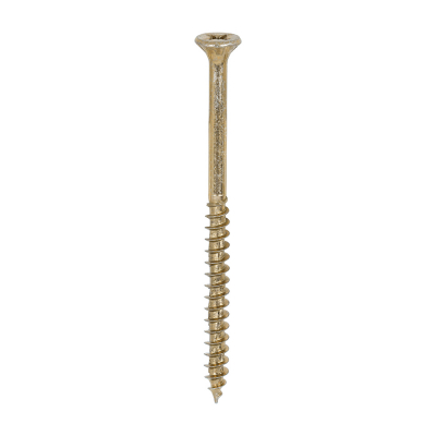 4.5x70 Pozi Countersunk Multi Purpose Screw Zinc & Yellow Plated Timco Velocity Range Pack 200