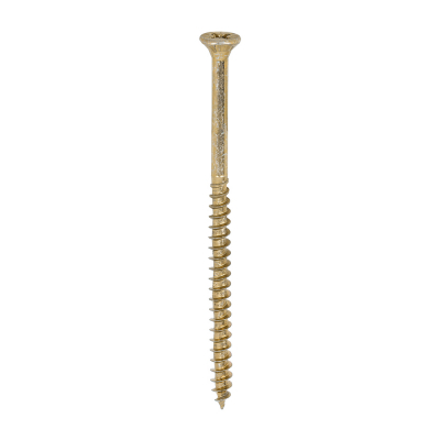 4.5x80 Pozi Countersunk Multi Purpose Screw Zinc & Yellow Plated Timco Velocity Range Pack 200
