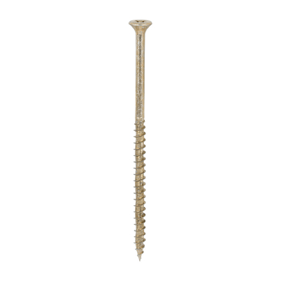 5.0x100 Pozi Countersunk Multi Purpose Screw Zinc & Yellow Plated Timco Velocity Range Pack 100
