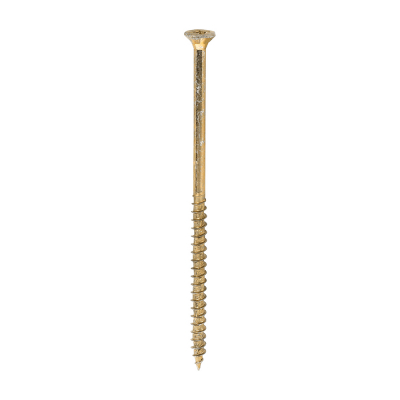 6.0x130 Pozi Countersunk Multi Purpose Screw Zinc & Yellow Plated Timco Velocity Range Pack 100