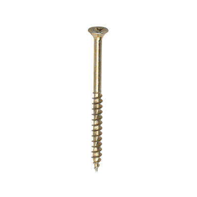 5.0x70 Pozi Countersunk Multi Purpose Screw Zinc & Yellow Plated Timco Velocity Range Pack 375