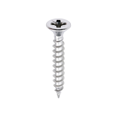 3.5x25 Pozi Countersunk Multi Purpose Screw A2 Timco Classic Range Pack 200