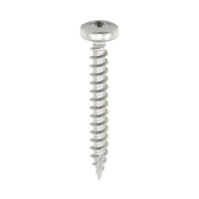 4.0x25 Pozi Pan Multi Purpose Screw A2 Timco Classic Range Pack 200