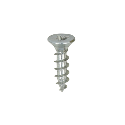 3x12 Pozi Countersunk Chipboard Screw Zinc Plated Timco Solo Range Pack 200