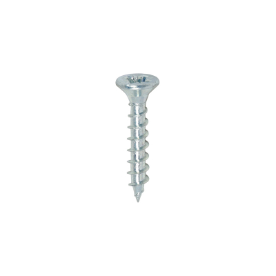 3.5x20 Pozi Countersunk Chipboard Screw Zinc Plated Timco Solo Range Pack 200