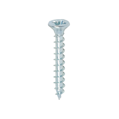 3.5x25 Pozi Countersunk Chipboard Screw Zinc Plated Timco Solo Range Pack 200