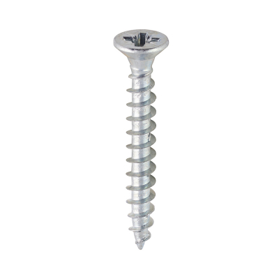 4.5x35 Pozi Countersunk Chipboard Screw Zinc Plated Timco Solo Range Pack 200