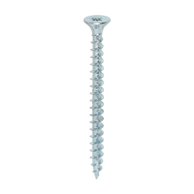5x60 Pozi Countersunk Chipboard Screw Zinc Plated Timco Solo Range Pack 200
