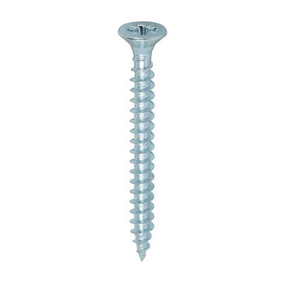 6x60 Pozi Countersunk Chipboard Screw Zinc Plated Timco Solo Range Pack 200