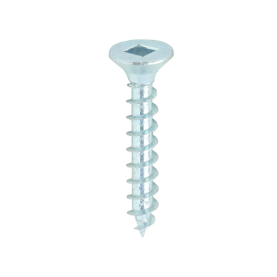 4x25 Square Countersunk Chipboard Screw Zinc Plated Timco Solo Range Pack 200