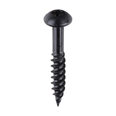 No10x11/4 Pozi Round Woodscrew BLACKJAX Pack 200