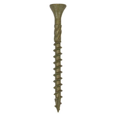 4.5x75 Torx Countersunk Decking Green Screw Timco C2 Range Pack 250