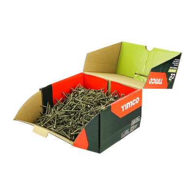 4.5x65 Torx Countersunk Decking Green Screw Timco C2 Range Pack 1000